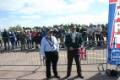 on the start line with the Mayor