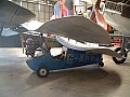 A flying Flea, made illegal due to a design fault and too many fatalities - Scott engine