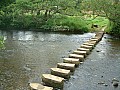 Stepping stones in the village of Lealholm - day 4