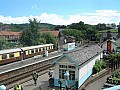 Grosmont station on the North Yorks Moors steam railway - day 4