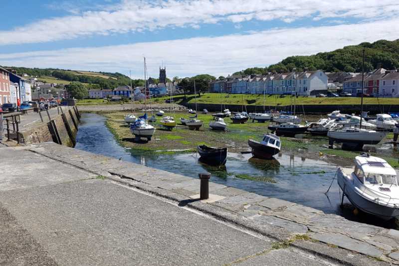 Aberaeron harbour