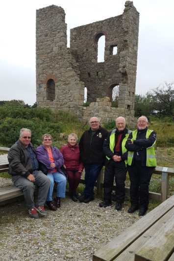 Our group at the King Edward Mine museum