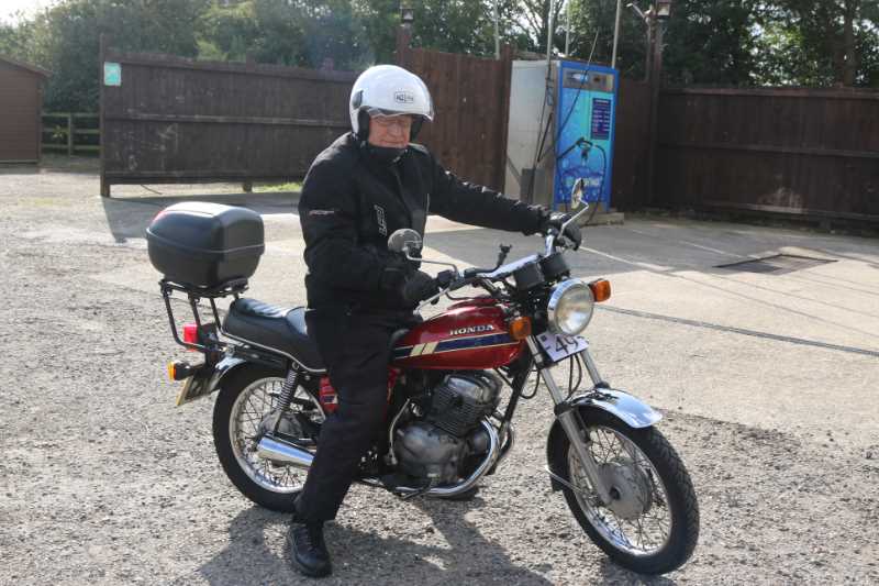 Terry and his Honda