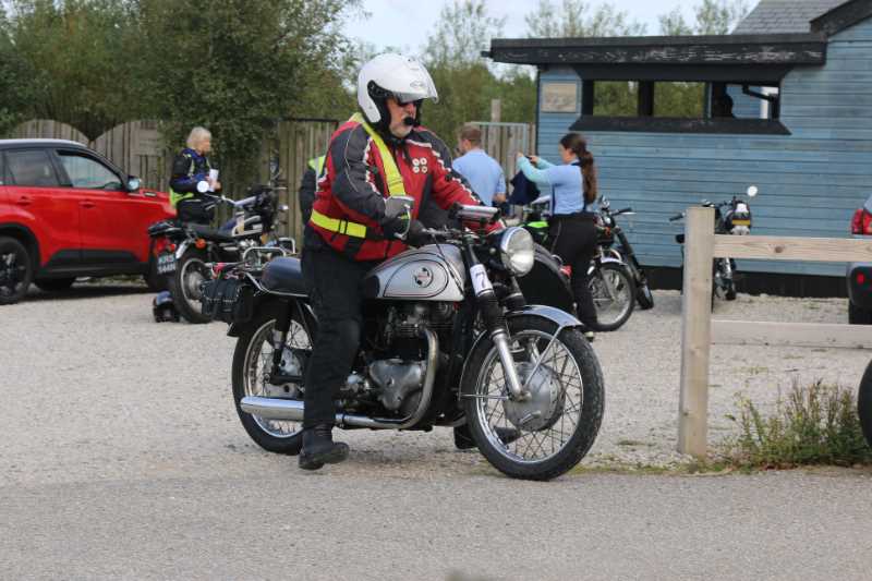 Stuart getting ready to set off