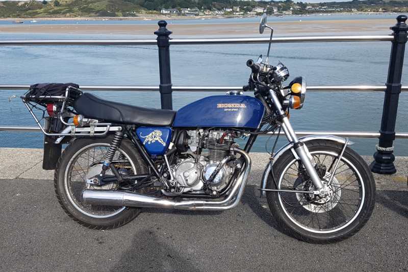 Rob's Honda at Padstow