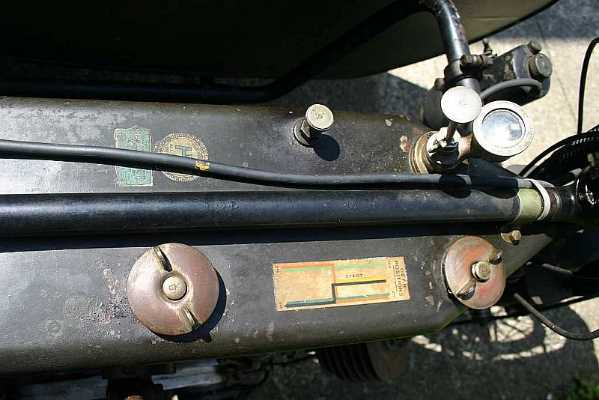 top of fuel tank