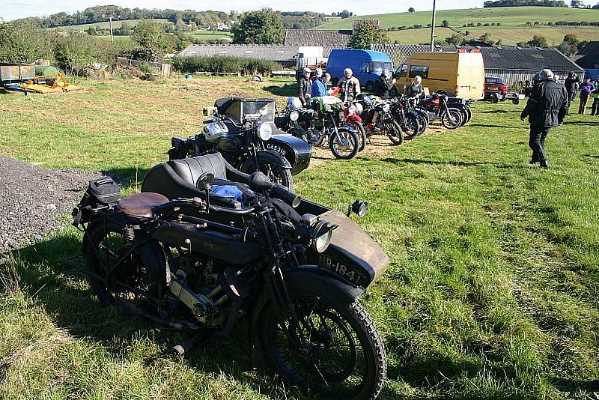 Some of the bikes on the run