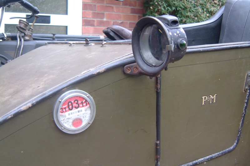 Looks better with a new licence holder and period lamp