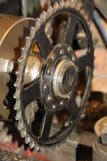 Trial fitting of the sprocket