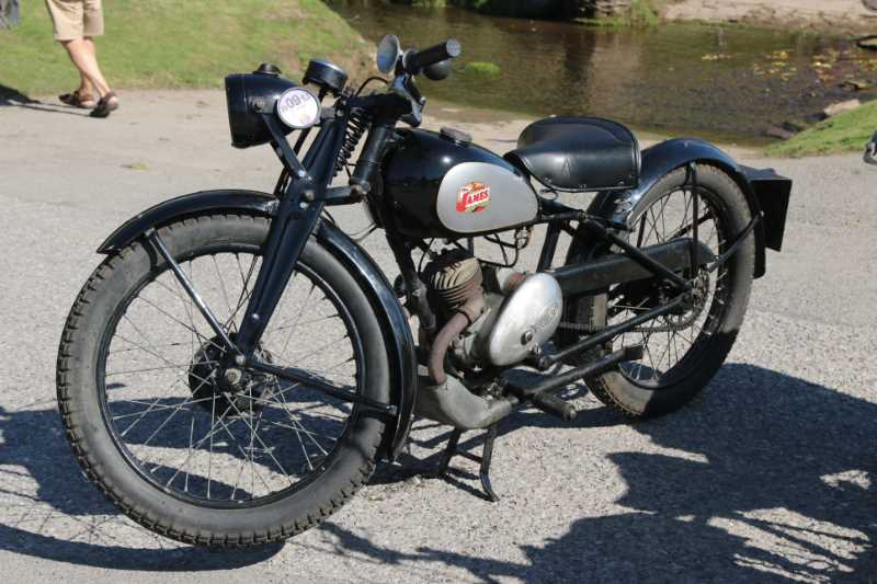 Susie Weekes rode her 1939 James 125cc