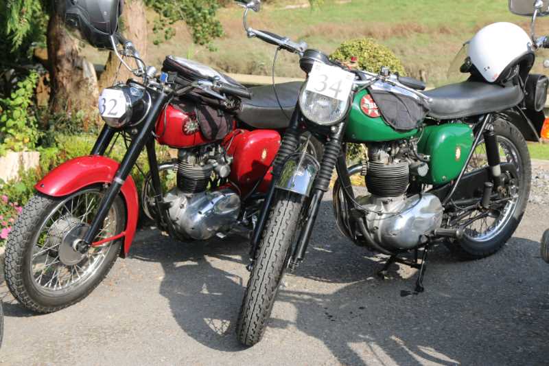 1960 BSA C15 and a 1962 BSA B40