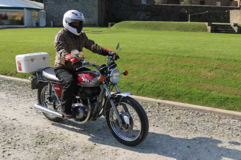 BSA Thunderbolt that is not in the programme, at a guess from 1971