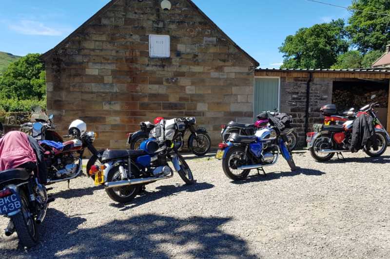 bikes at the Feversham Arms