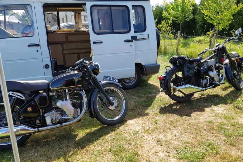 one velo with no tank and one replacement bike - on loan