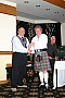 Stan Williamson and the wooden spoon for turning up on the wrong bike