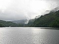 The steamer disappearing in the distance