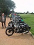 general view of the car park at the Cowes lunch stop