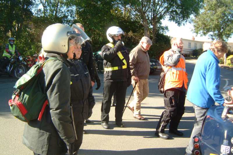 Riders briefing - some of the audience