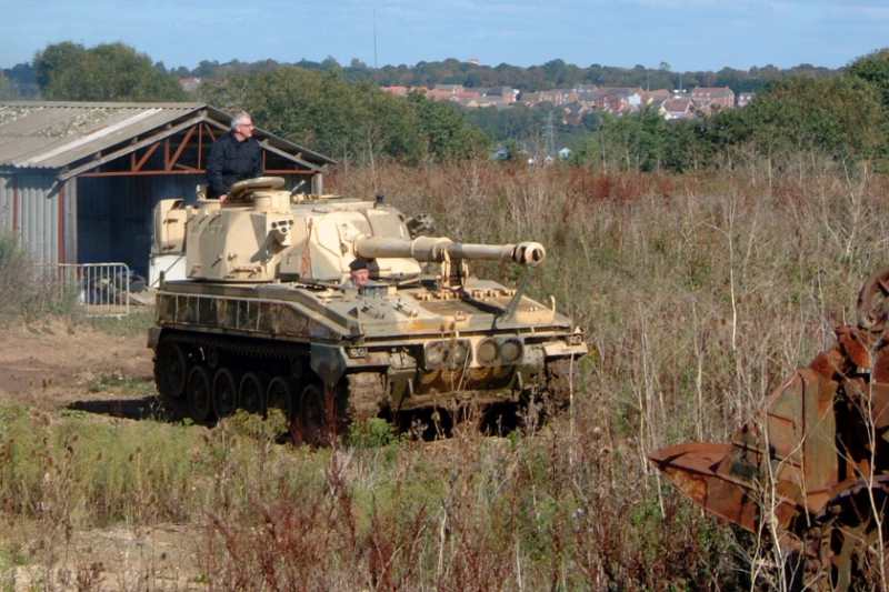 Jon Anstiss won the tank ride