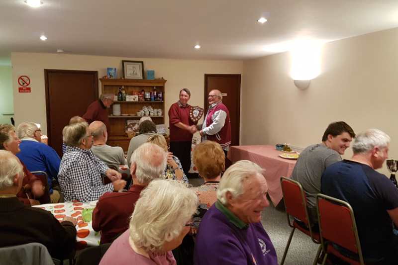 Receiving 'The bike that I'd like to take home' trophy