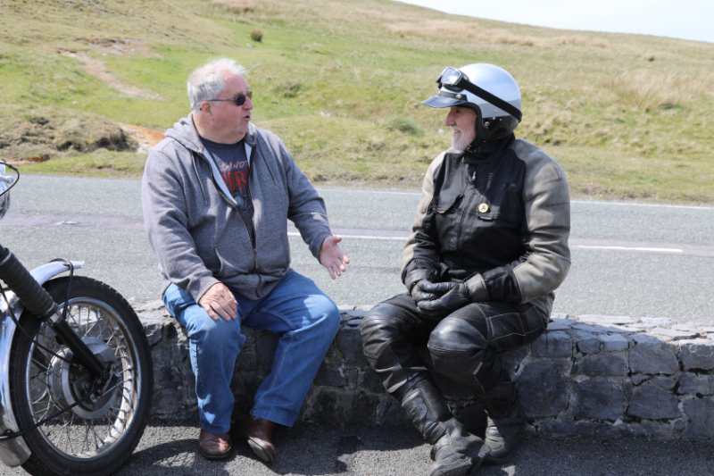 Howard and Angelo discussing the club