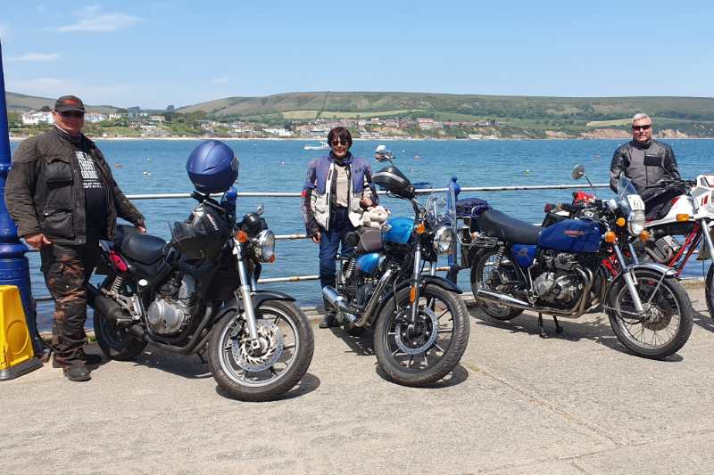 the gang at Swanage