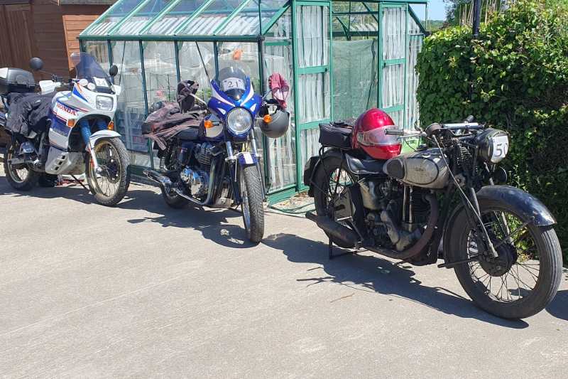 Bikes at Rod and Carols